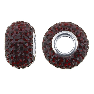 Sterling Silver January Crystal Reflections Bead REF-10682